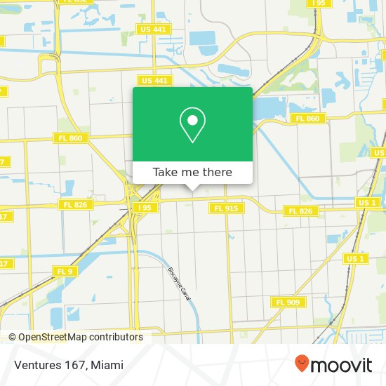 Ventures 167 map