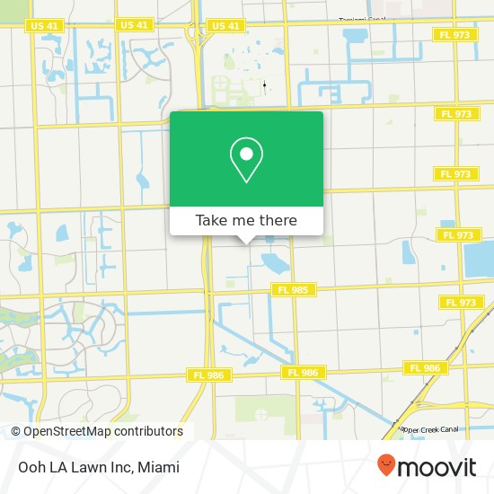 Ooh LA Lawn Inc map