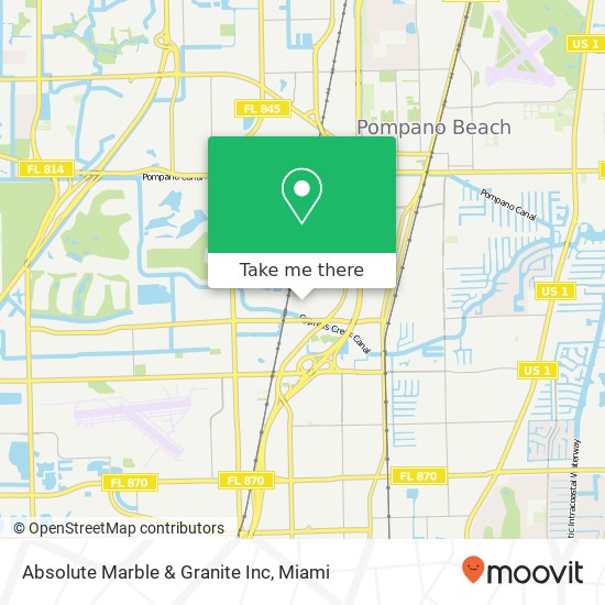 Absolute Marble & Granite Inc map