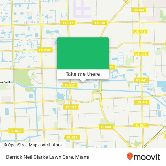 Derrick Neil Clarke Lawn Care map