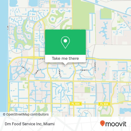 Dm Food Service Inc map