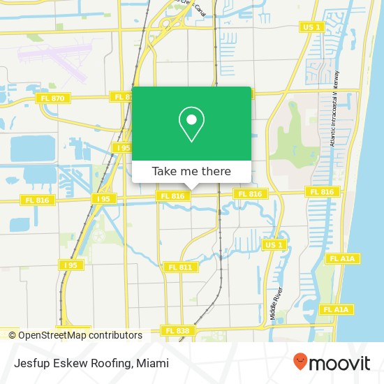 Jesfup Eskew Roofing map