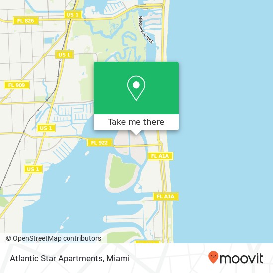 Atlantic Star Apartments map