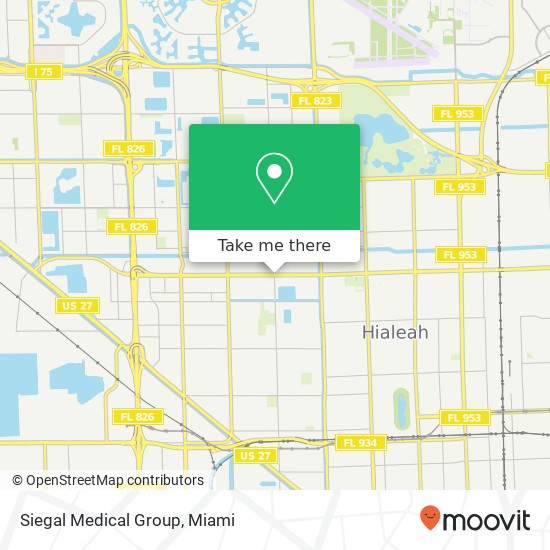Mapa de Siegal Medical Group