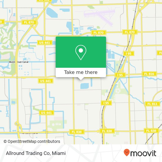 Mapa de Allround Trading Co