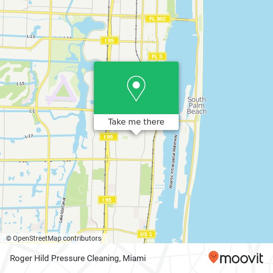 Roger Hild Pressure Cleaning map