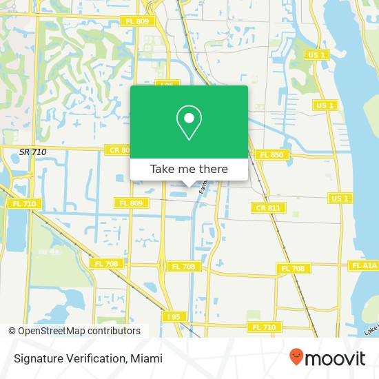 Signature Verification map