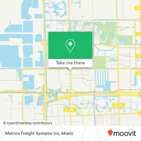 Mapa de Metrics Freight Systems Inc