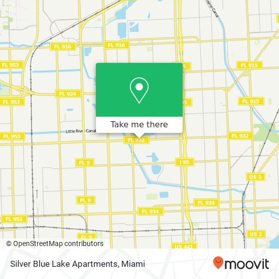 Mapa de Silver Blue Lake Apartments