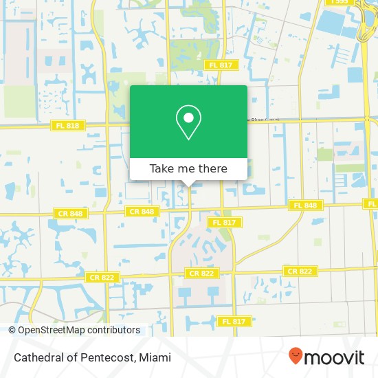 Cathedral of Pentecost map