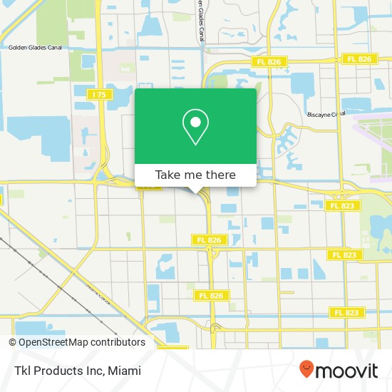 Tkl Products Inc map