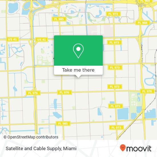 Satellite and Cable Supply map