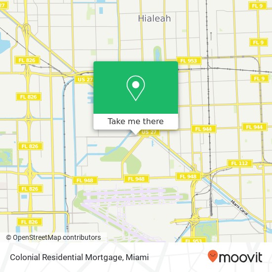 Colonial Residential Mortgage map