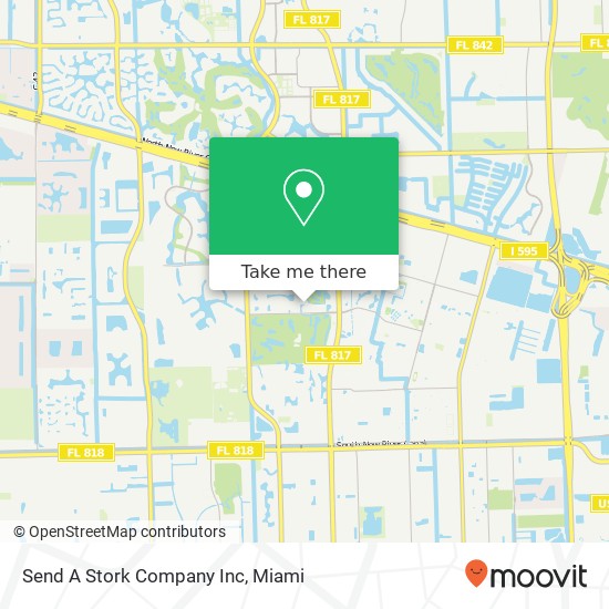 Mapa de Send A Stork Company Inc
