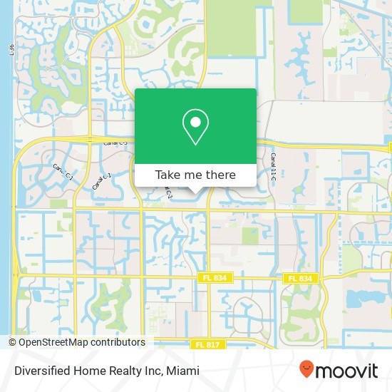 Diversified Home Realty Inc map