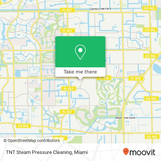 TNT Steam Pressure Cleaning map