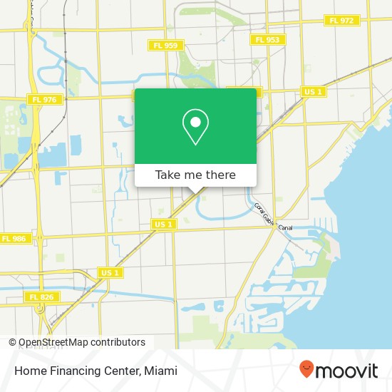 Home Financing Center map