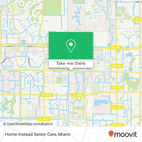 Mapa de Home Instead Senior Care