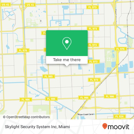 Skylight Security System Inc map