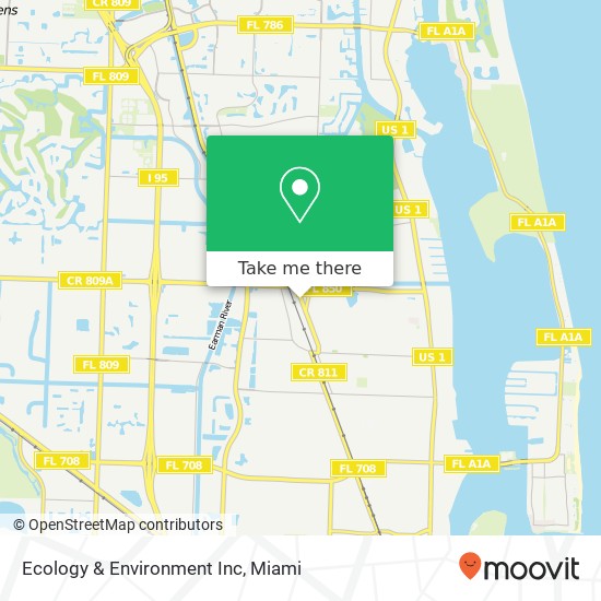 Mapa de Ecology & Environment Inc