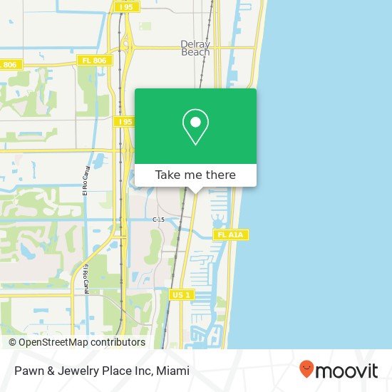 Mapa de Pawn & Jewelry Place Inc
