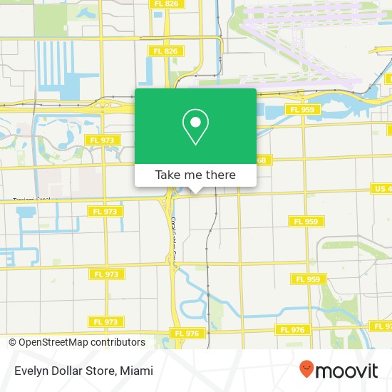 Evelyn Dollar Store map