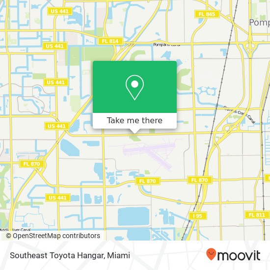 Mapa de Southeast Toyota Hangar