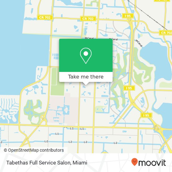 Mapa de Tabethas Full Service Salon