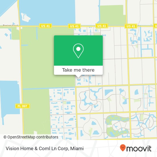 Mapa de Vision Home & Coml Ln Corp