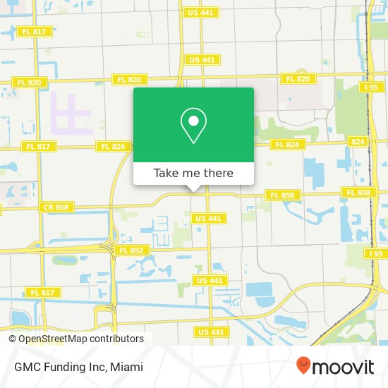 Mapa de GMC Funding Inc