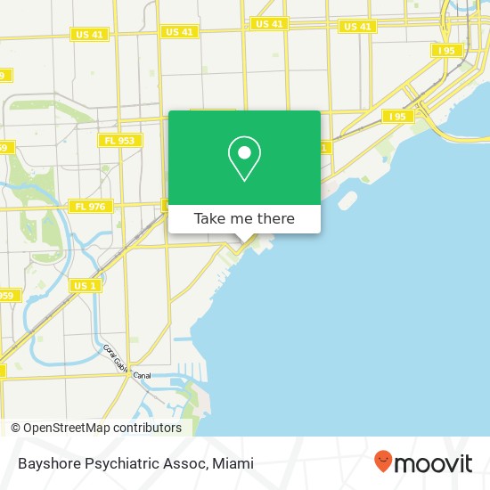 Bayshore Psychiatric Assoc map