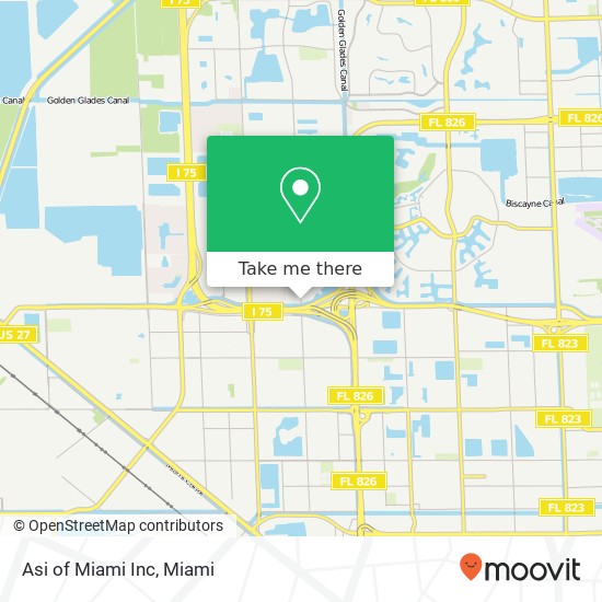 Mapa de Asi of Miami Inc
