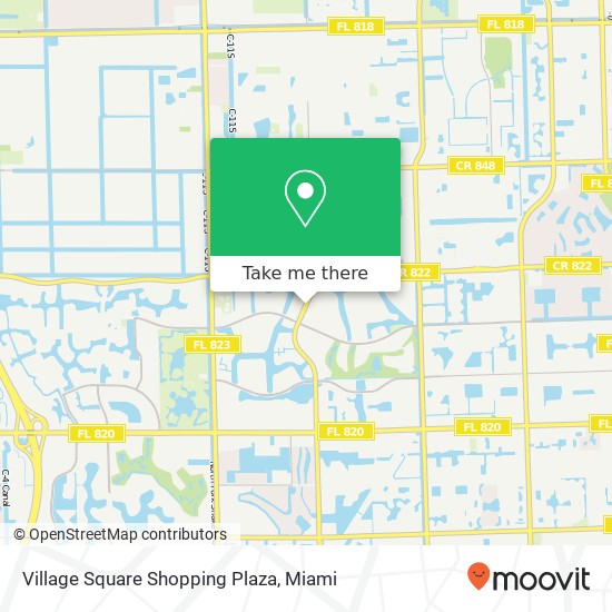 Mapa de Village Square Shopping Plaza