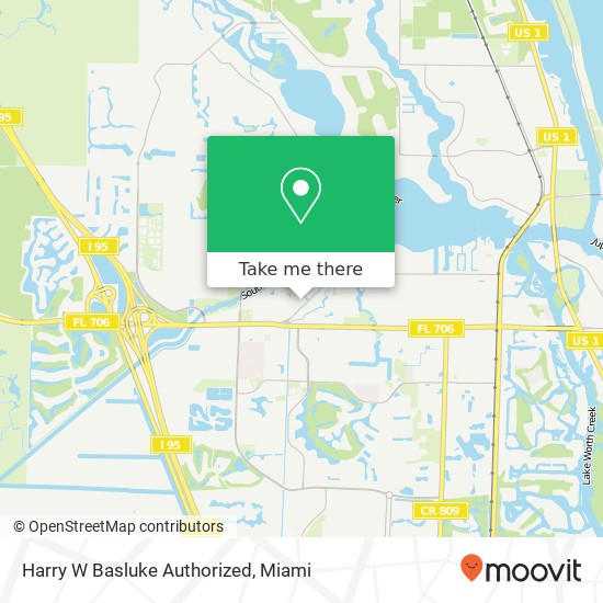 Harry W Basluke Authorized map