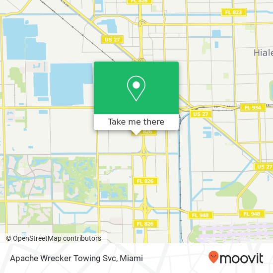 Apache Wrecker Towing Svc map