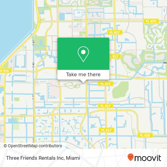 Three Friends Rentals Inc map