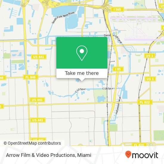 Mapa de Arrow Film & Video Prductions