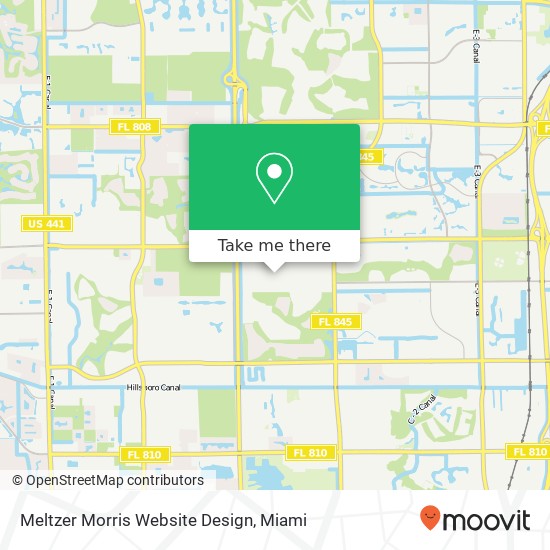 Mapa de Meltzer Morris Website Design