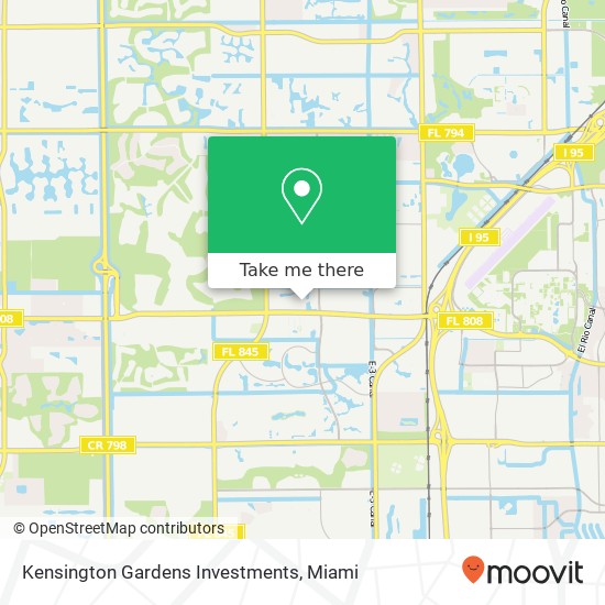 Mapa de Kensington Gardens Investments