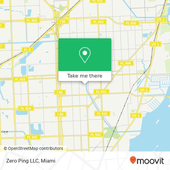 Zero Ping LLC map