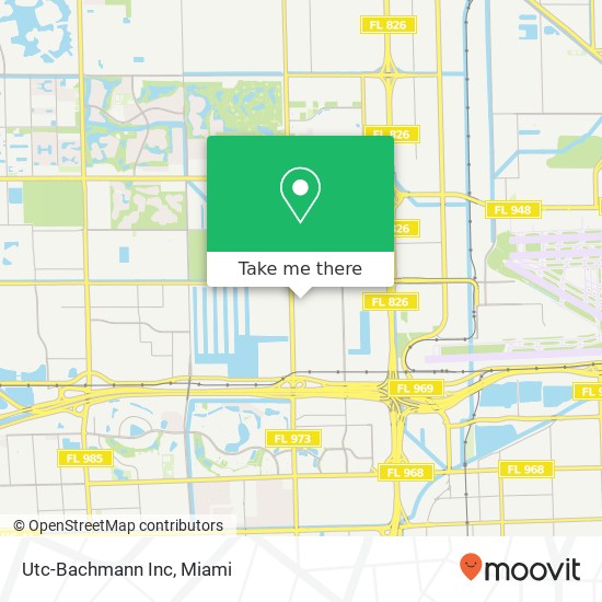 Utc-Bachmann  Inc map