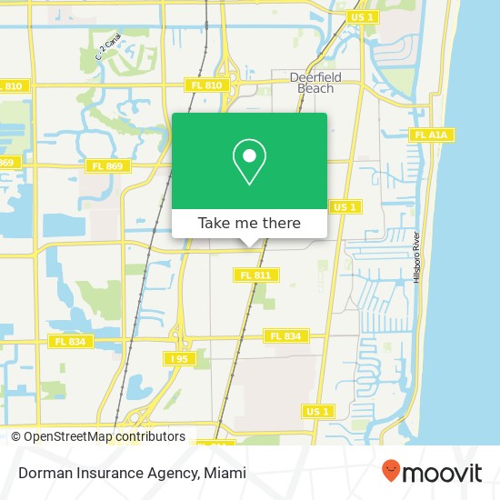 Mapa de Dorman Insurance Agency