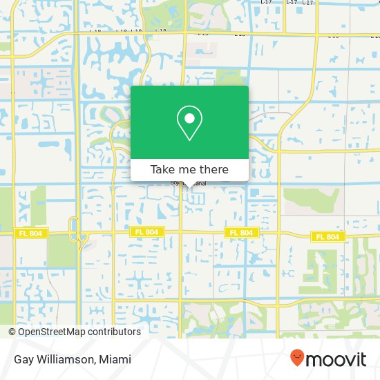 Mapa de Gay Williamson