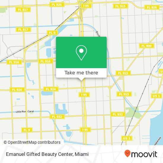 Mapa de Emanuel Gifted Beauty Center