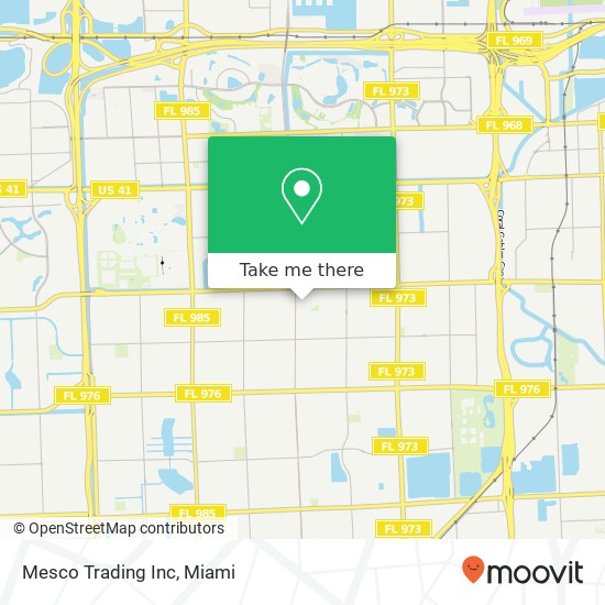Mesco Trading Inc map