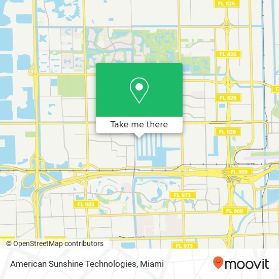 Mapa de American Sunshine Technologies