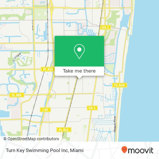 Turn Key Swimming Pool Inc map