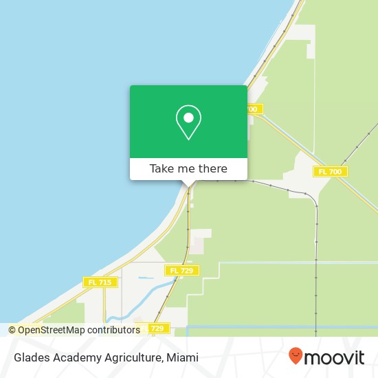 Glades Academy Agriculture map