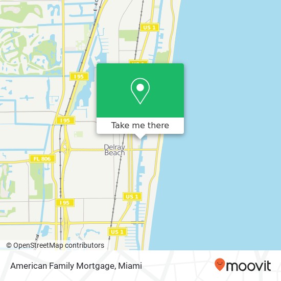 American Family Mortgage map