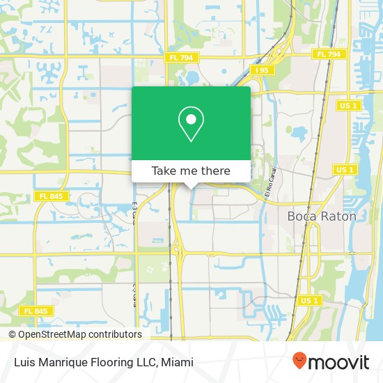 Luis Manrique Flooring LLC map